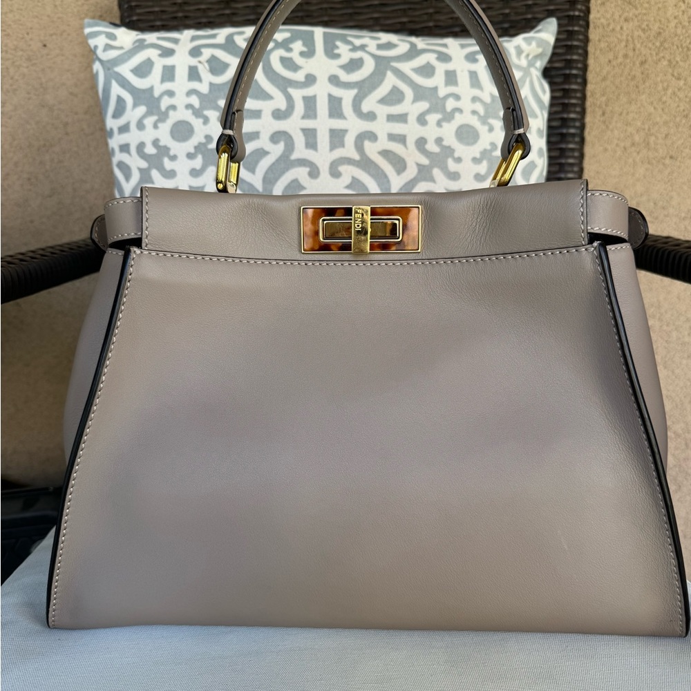 Fendi Peekaboo with Plexiglass Tortoise